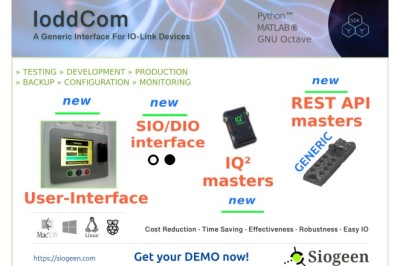 UI, SIO/DIO Schnittstellen, IQ²- und REST-API-Master